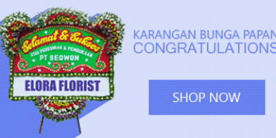 banner bunga papan congratulations