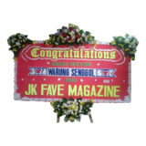 jual bunga papan congratulation di tasikmalaya jawa barat TSM -07 elora florist