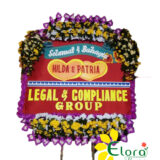 papan happy wedding di solo elora florist