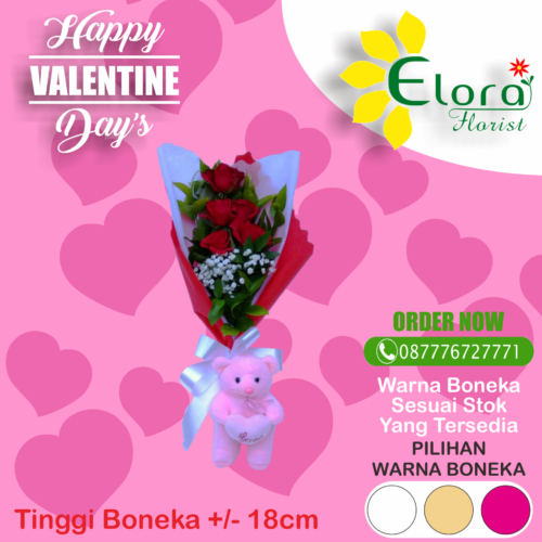 Jual Bouquet Mawar Valentine di BSD