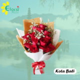 hand bouquet bunga mawar di bali