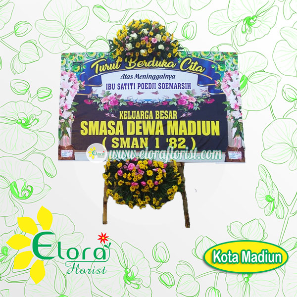MDND-003 Bunga Papan Duka Cita Madiun