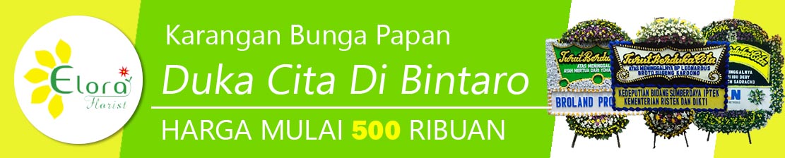 Bunga Papan Duka Cita Di Bintaro