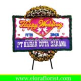 Bunga Papan Happy Wedding Bogor EJKTW-004