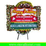 Bunga Papan Happy Wedding EJKTW-022