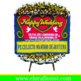 Bunga Papan Happy Wedding EJKTW-024