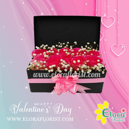 bloom box kotak pink eloraflorist